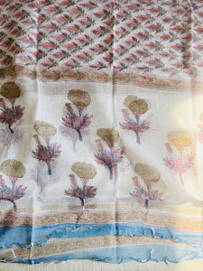 MULTICOLORED LEAF PRINT KOTA DUPATTA