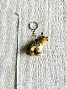 CAMEL KEY RINGS (ASSORTED FABRICS & COLORS)