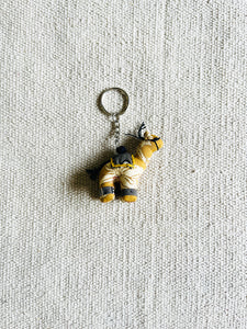 CAMEL KEY RINGS (ASSORTED FABRICS & COLORS)