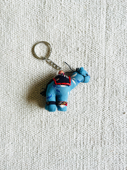 CAMEL KEY RINGS (ASSORTED FABRICS & COLORS)