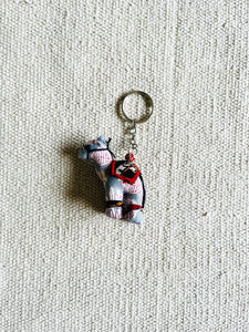 CAMEL KEY RINGS (ASSORTED FABRICS & COLORS)