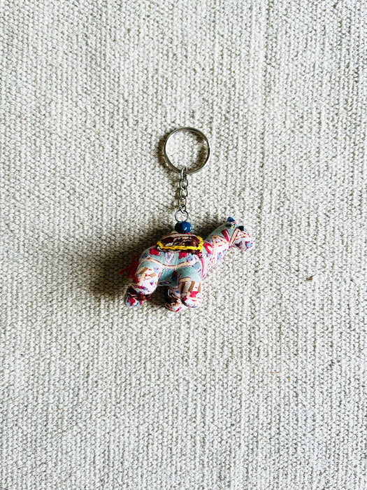 CAMEL KEY RINGS (ASSORTED FABRICS & COLORS)