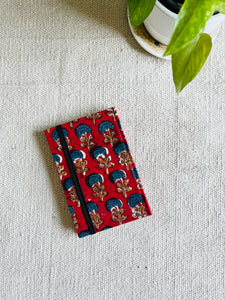 "LAAL SYAHI" BLOCK PRINTED HANDMADE DIARY A6